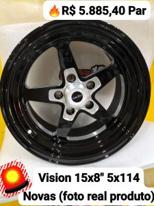 Roda Vision RTS - Aro 15" Tala 8" - 5x114